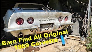 AllOriginal Barn Find 1969 Corvette Stingray [upl. by Analos]