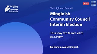 Minginish Community Council Interim Election [upl. by Atirb]