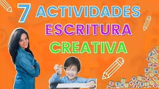 7 actividades de ESCRITURA CREATIVA para hacer con NIÑOS [upl. by Ama444]