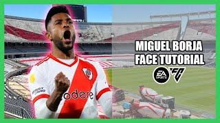 EA FC 24  COMO HACER A MIGUEL BORJA  RIVER PLATE  EN FC 24  FACE TUTORIAL [upl. by Apilef]