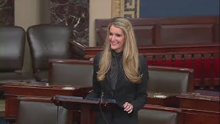 Watch Sen Kelly Loeffler delivers farewell speech [upl. by Yarg714]