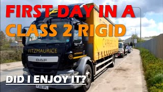 🚚 First Day in a HGV CLass 2  How did I get on [upl. by Geminian]