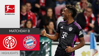 Coman amp Kane Again Bayern With Victory  1 FSV Mainz 05  FC Bayern München 13  MD 8 – BL 2324 [upl. by Mendel448]