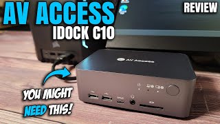 AV Access iDock C10  KVM Switch amp Docking Station Review [upl. by Alaehcim]