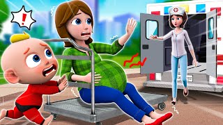 Pregnant Mommy Gets Boo Boo  Safety Rules at Home  Funny Cartoons For Kids  Little PIB [upl. by Nelaf]