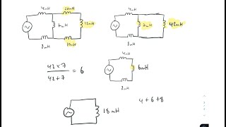 Combining Inductors In Series amp Parallel [upl. by Emyam526]