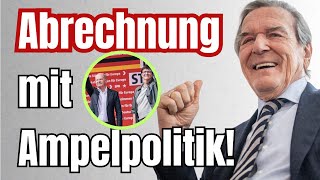 Gerhard Schröder KNALLER Aussagen vor Millionenpublikum🤣 [upl. by Rosenfeld]