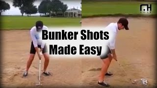 Bunker Shots Made Easy David Leadbetter Academy [upl. by Yllut]