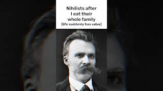 Nihilists be like nietzsche friedrichnietzsche nihilism philosophy [upl. by Akanke]