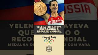 UAU🤯 505m World Record  Yelena Isinbaeva  Pequim 2008🥇olympics athletics russia polevault [upl. by Ramilahs]