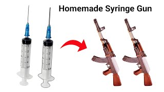 How to Make Syringe Gun  Diy Toy Gun [upl. by Odidnac]