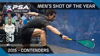 Squash Mens Shot Of The Year 2015  The Contenders [upl. by Odelle]