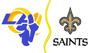 🏈 New Orleans Saints vs Los Angeles Rams NFL Game Live Stream 🏈 [upl. by Durkee857]