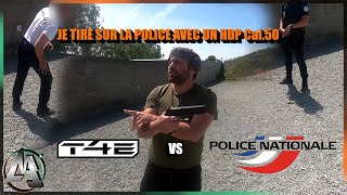 Tirer sur la Police Nationale avec un HDP50 Umarex T4E  ça pique dur [upl. by Atniuq919]