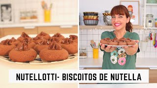 Nutellotti Biscoitos de Nutella com 3 ingredientes [upl. by Vargas552]