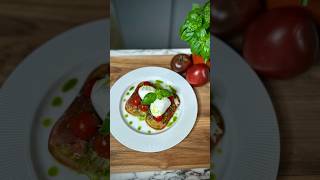 🍅 Insalata Caprese🍅 caprese shorts bellaitalia vegetarian summerdish salat summer [upl. by Einhapets]