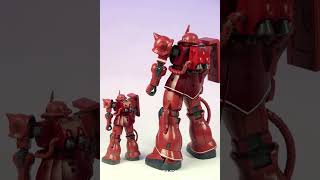 172 Scale Chars Zaku II GTO Version Kit Preview plamo gundam zaku plasticmodelkit gunpla [upl. by Motch918]