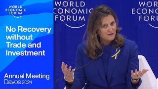 No Recovery without Trade and Investment  Davos 2024  World Economic Forum [upl. by Anne-Marie]