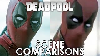 Deadpool 2016 and leaked footage  scene comparisons [upl. by Tarsuss]