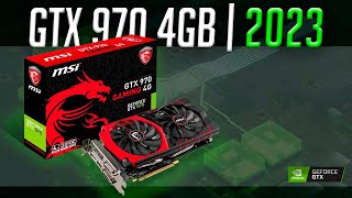 GTX 970 4GB  CORRE TODO en el 2023 [upl. by Eyahc]