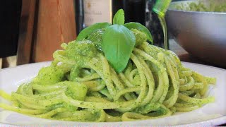 PESTO alla GENOVESE SENZA TANTE STORIE pasta al pesto alla genovese pasta pesto genovese [upl. by Htebirol136]