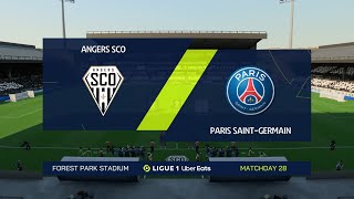 ANGERS vs PSG I LIGUE 1 I 21042023 I FIFA 23 I SIMULATION [upl. by Rett]