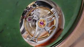 H Moser amp Cie Streamliner Tourbillon RG Wyoming Jade [upl. by Crowley]