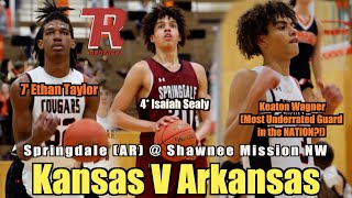 4⭐️’s Keaton Wagler amp Ethan Taylor takedown 4⭐️ Zay Sealy and Springdale Kansas vs Arkansas CLASH [upl. by Koziara]