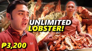 UNLIMITED LOBSTERS in Solaire ₱3200 All You Can Eat Buffet in MANILA [upl. by Baryram]