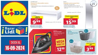 BAZAR LIDL  🛒❤️  LIDL  Catálogo BAZAR Lidl a partir 16 de SEPTIEMBRE 2024  lidloferta [upl. by Eniamret]