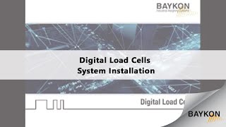 Baykon Digital Load Cells  General Presentation [upl. by Felicdad]