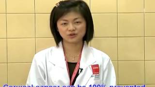 Cervical Cancer Prevention at Calmette Hospital Cambodia Part I [upl. by Jakoba]