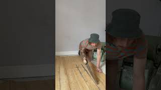 Clean Floorboard Gaps EASY floorsanding howto lifehacks [upl. by Cressy140]