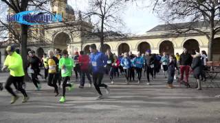 Neujahrslauf 2013 München im Hofgarten [upl. by Ahsirt]