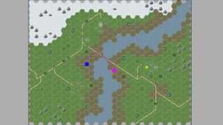 GameplayKit pathfinding on a hexagonal map [upl. by Fulmer890]