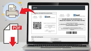 ♦️Cómo descargar mi RFC desde el portal del SAT  CONSTANCIA SITUACIÓN FISCAL [upl. by Mosenthal]