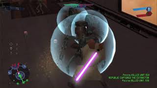 Star Wars Battlefront 1 instant action walkthrough part 1 on Bespin platforms [upl. by Xenophon8]