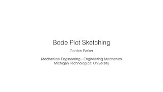 Bode Plot Sketching [upl. by Tsuda]