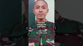 INDONESIA MENUJU WAJIB MILITER  MANTAP [upl. by Yelssew952]