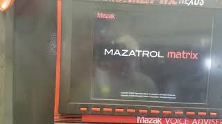 Mazatrol Matrix Nexus How to perform NC DATA RESTORE [upl. by Enilesoj]