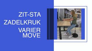 Zitsta zadelkruk Varier Move  Worktrainer [upl. by Annekcm]