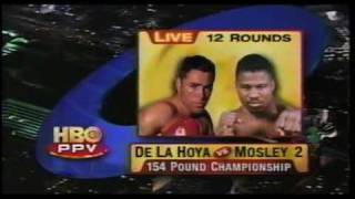 HBO Boxing Archives De La Hoya  Mosley II PreFight 2003 [upl. by Zebe]