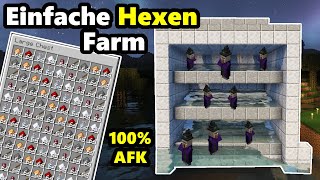 Beste Hexen Farm für Minecraft 120  1500 Items pro Stunde [upl. by Posner138]