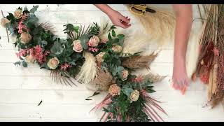 How to Style an OASIS® Ideal Floral Foam Maxlife Netted Garland [upl. by Happ]