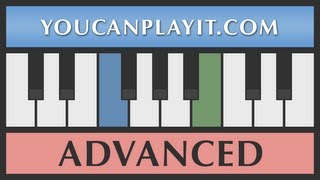 The Entertainer  Advanced Piano Lesson Tutorial [upl. by Jeni]