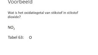 N3J3P3W2 2 Wat zijn oxidatiegetallen [upl. by Mide]