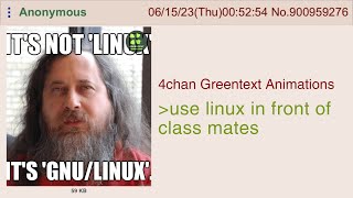 Anon Prefers Linux  4chan Greentext Animations [upl. by Shank]