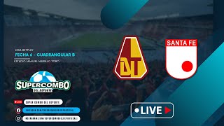 EN VIVO  DEPORTES TOLIMA VS SANTA FE independientesantafe deportestolima ligabetplay [upl. by Suolhcin]