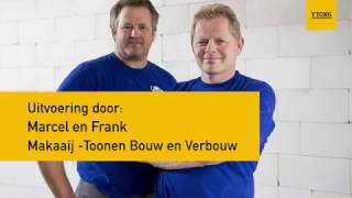 Scheidingswand in winkel met Ytong blokken [upl. by Chip]