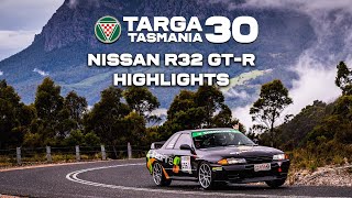 TARGA Tasmania 2022  Specifire Nissan R32 GTR Highlights [upl. by Leay]